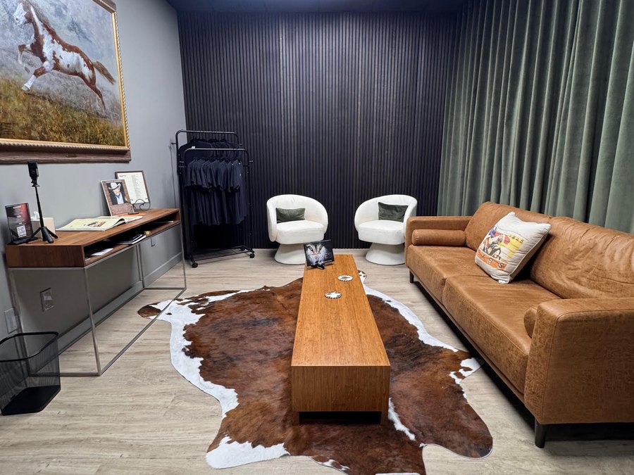 The lounge at WLF Club.